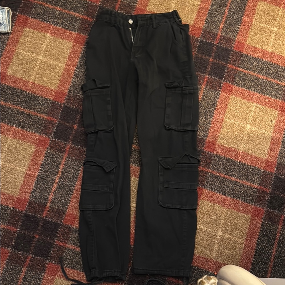 Men's Black Cargo Pants